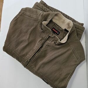 Men's Wolverine Upland Outdoor Sherpa Lined Work Vest - Java - XL